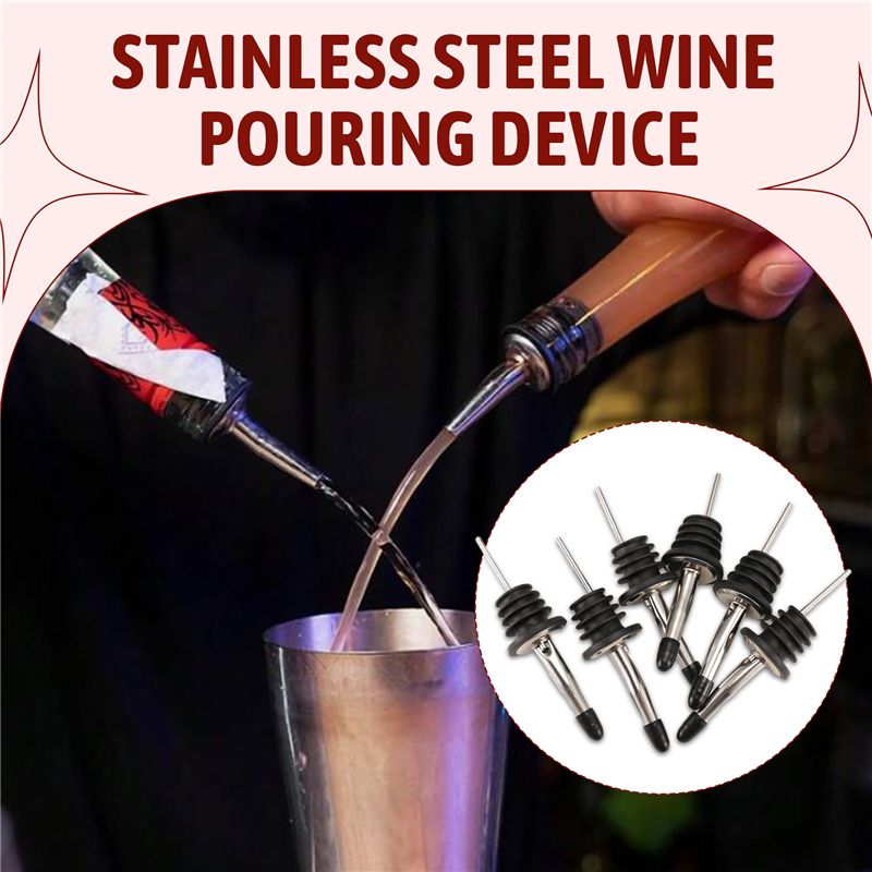 OLTRE-6Pcs Stainless Steel Pou - Speed Pourer Cap recension och pris