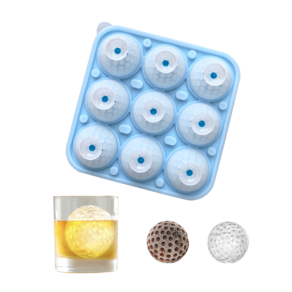 9-cavity golf ball with lid ic - Ice Mold Sphere recension och pris
