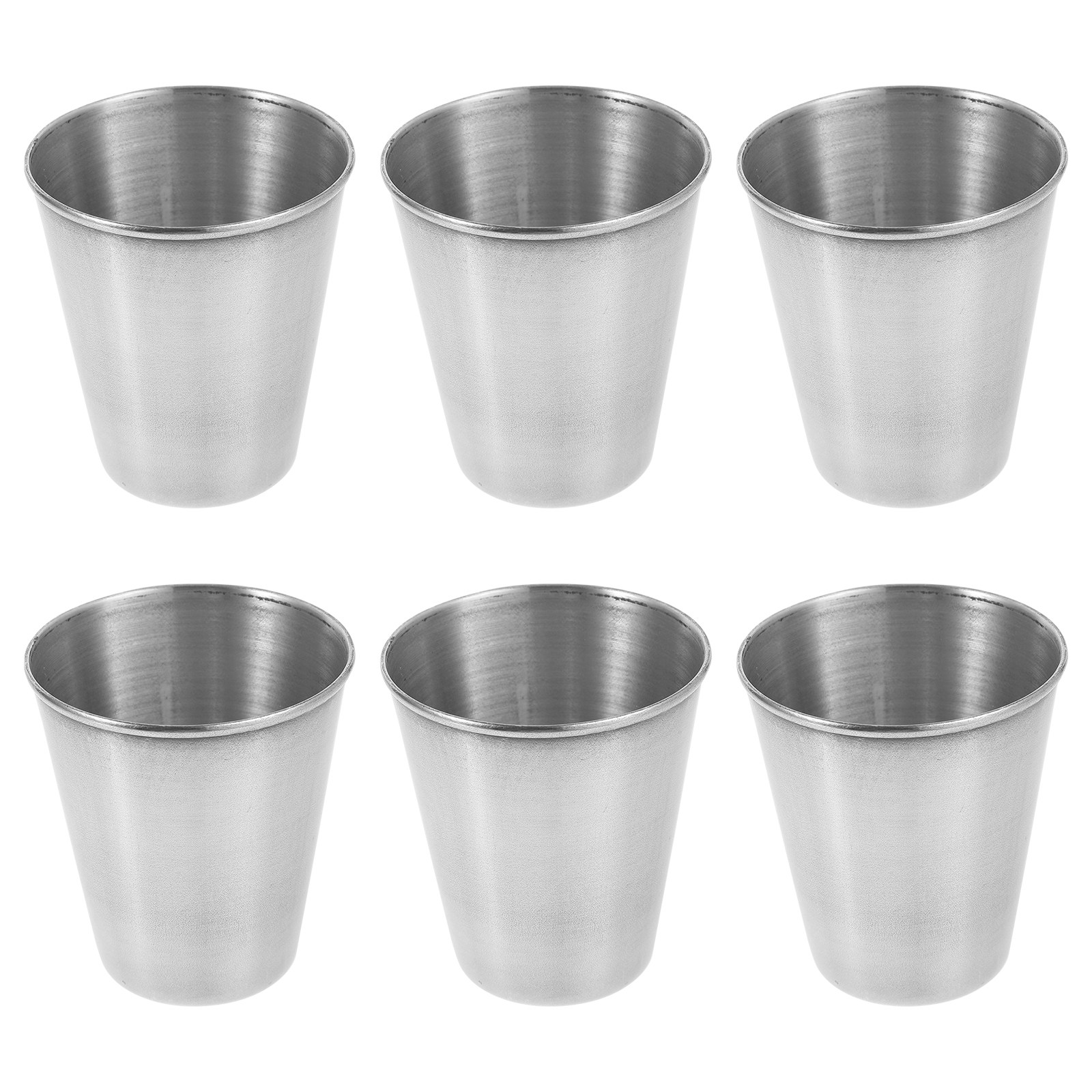 6Pcs Stainless Steel Shot Glas - Home Bar Set recension och pris
