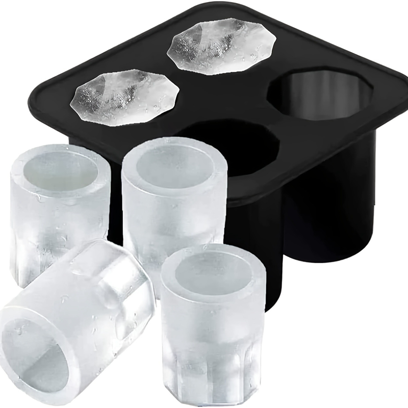 4 Cup Shape Silicone Ice Cube  - Ice Mold Sphere recension och pris