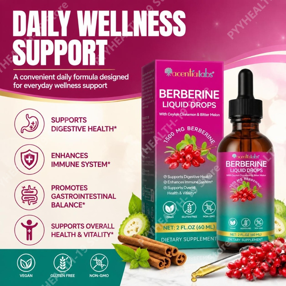 Acentiallabs Berberine Liquid  - Bitters Bottle Set recension och pris