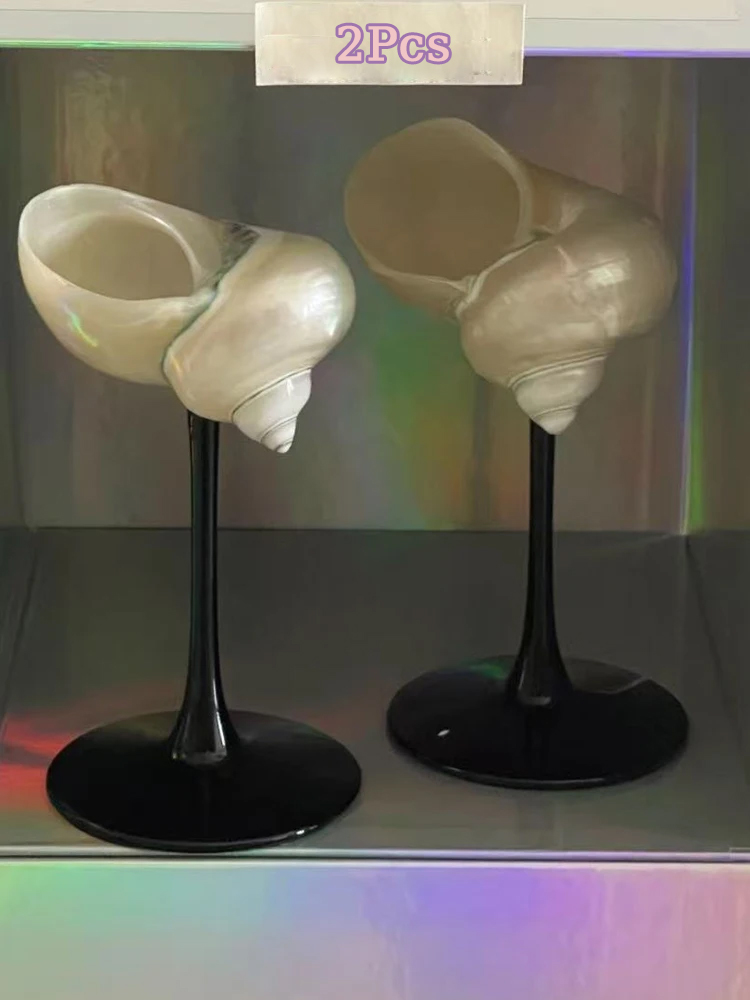 Natural Conch Shell Champagne  - Home Bar Set recension och pris