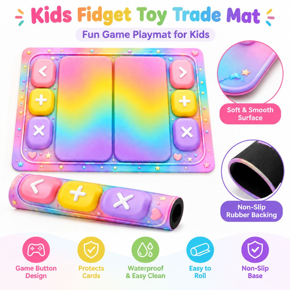 Rounded Buttons Fidget Trading - Bar Mat Rubber recension och pris